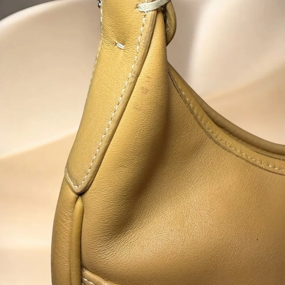 Vintage Coach 7548 Hamptons Leather Buckle Hobo Bag & Wristlet